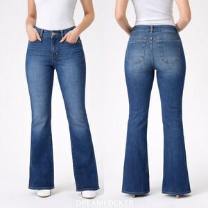 BCBGeneration Mid Rise Bootcut Jeans Womens 9/29 Blue Reg Medium Wash Denim NEW